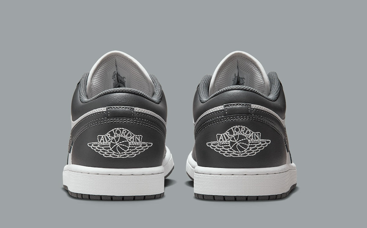 GS Youth /Women's Air Jordan 1 Low "Grey/White" 553560-044 Fashion Athletic Sneaker