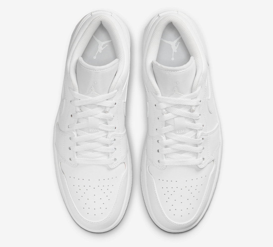Men's Air Jordan 1 Low "Triple White" 553558-136