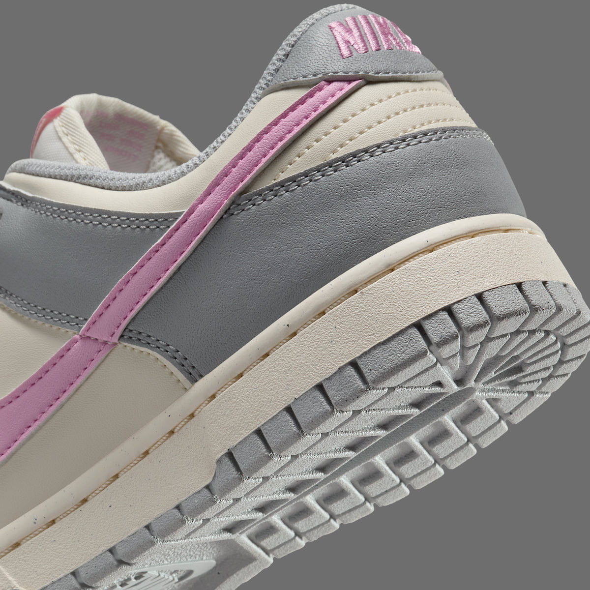 Women's Nike Dunk Low "Light Smoke Grey/ Pink Rise" DD1873-002 Fashion Athletic Sneaker