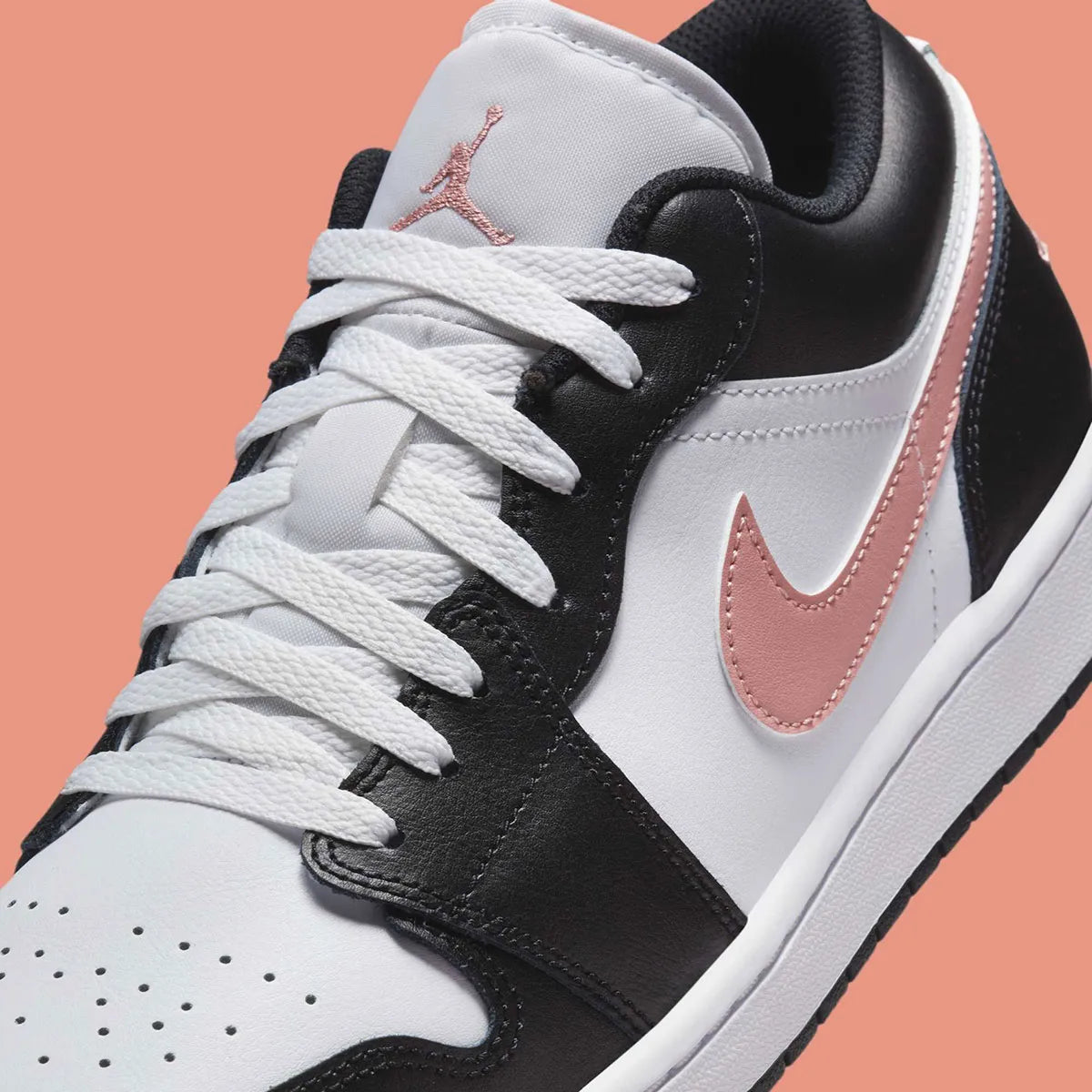 Men's Air Jordan 1 Low "Rust Pink" 553558-165 Fashion Athletic Sneaker