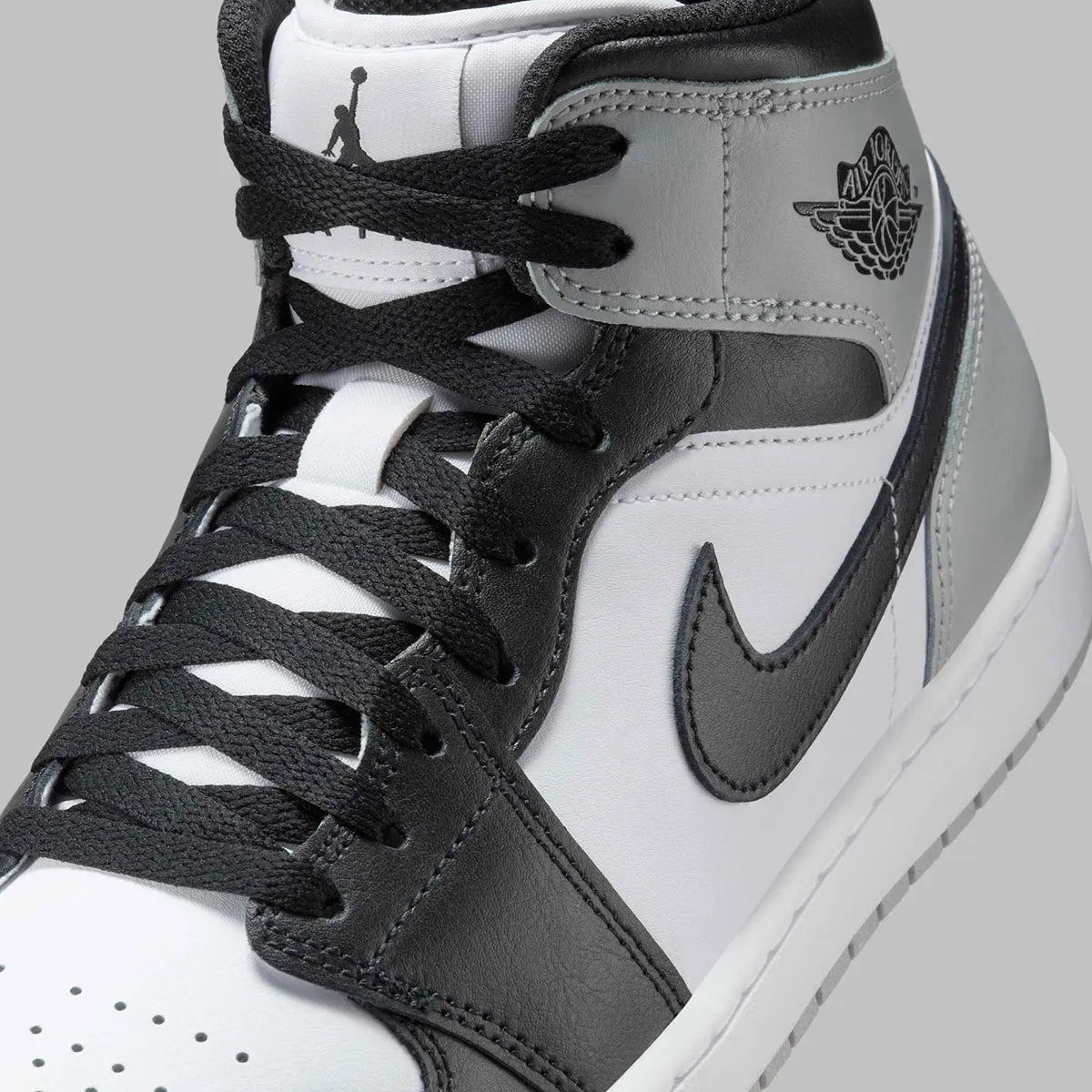 Men's Air Jordan 1 Mid "Baron" Black/Grey/White DQ8426-101 Fashion Athletic Sneaker