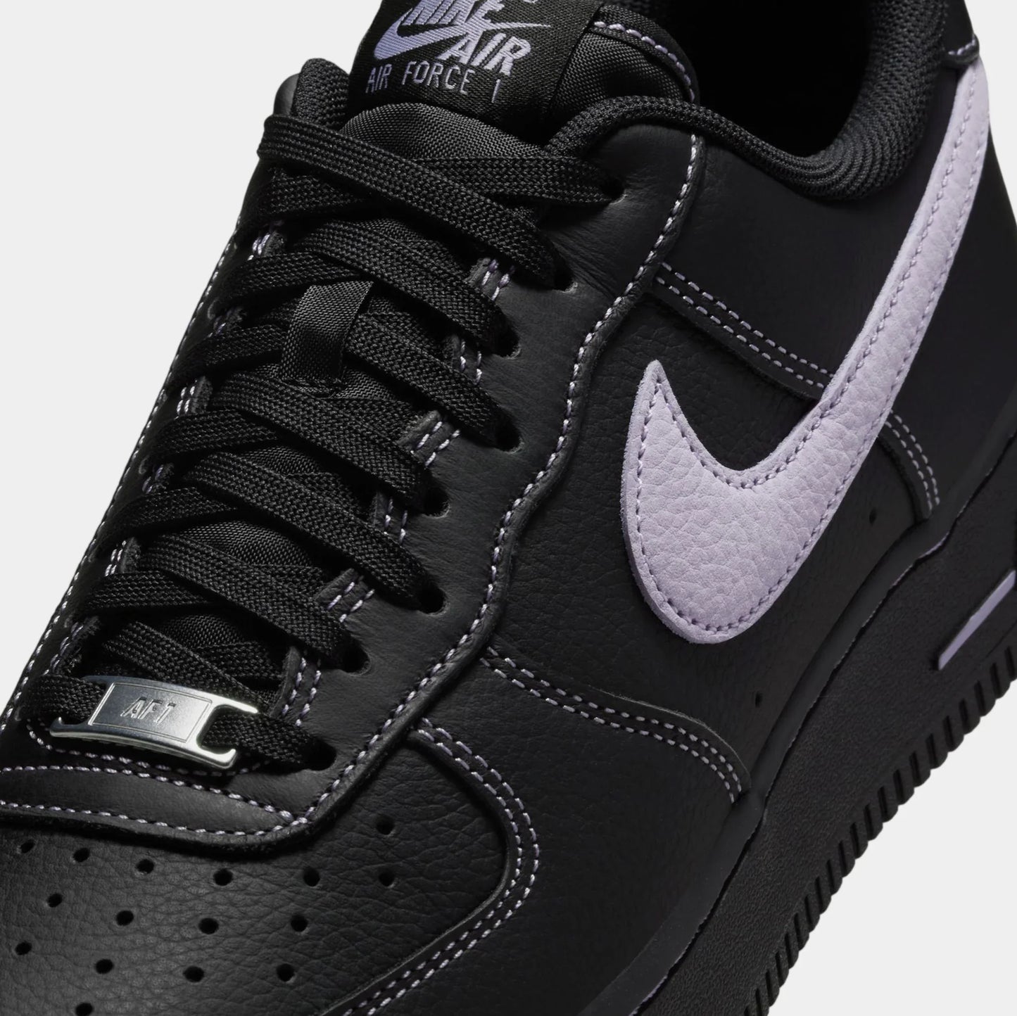 Men's Nike Air Force 1 "Hydrangeas" Purple/Black HQ2037-001 Fashion Athletic Sneaker