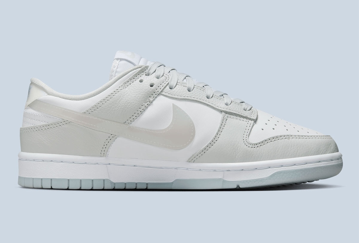 Women's Nike Dunk Low "Iridescent" HJ5787-001 White Fashion Athletic Sneaker