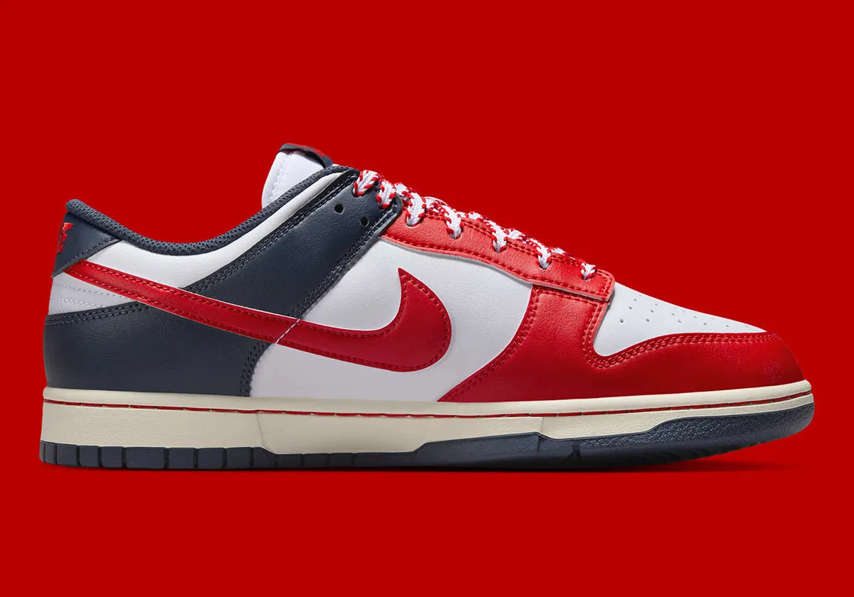Men's Nike Dunk Low "Baseball" Red/White/Blue IM2222-100 Fashion Athletic Sneaker