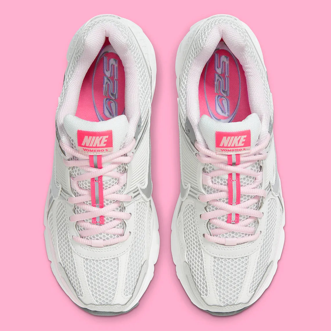 Women's Nike Vomero 5 "Silver/Pink" 520 FN3695-001 Fashion Athletic Sneaker Running Trainer