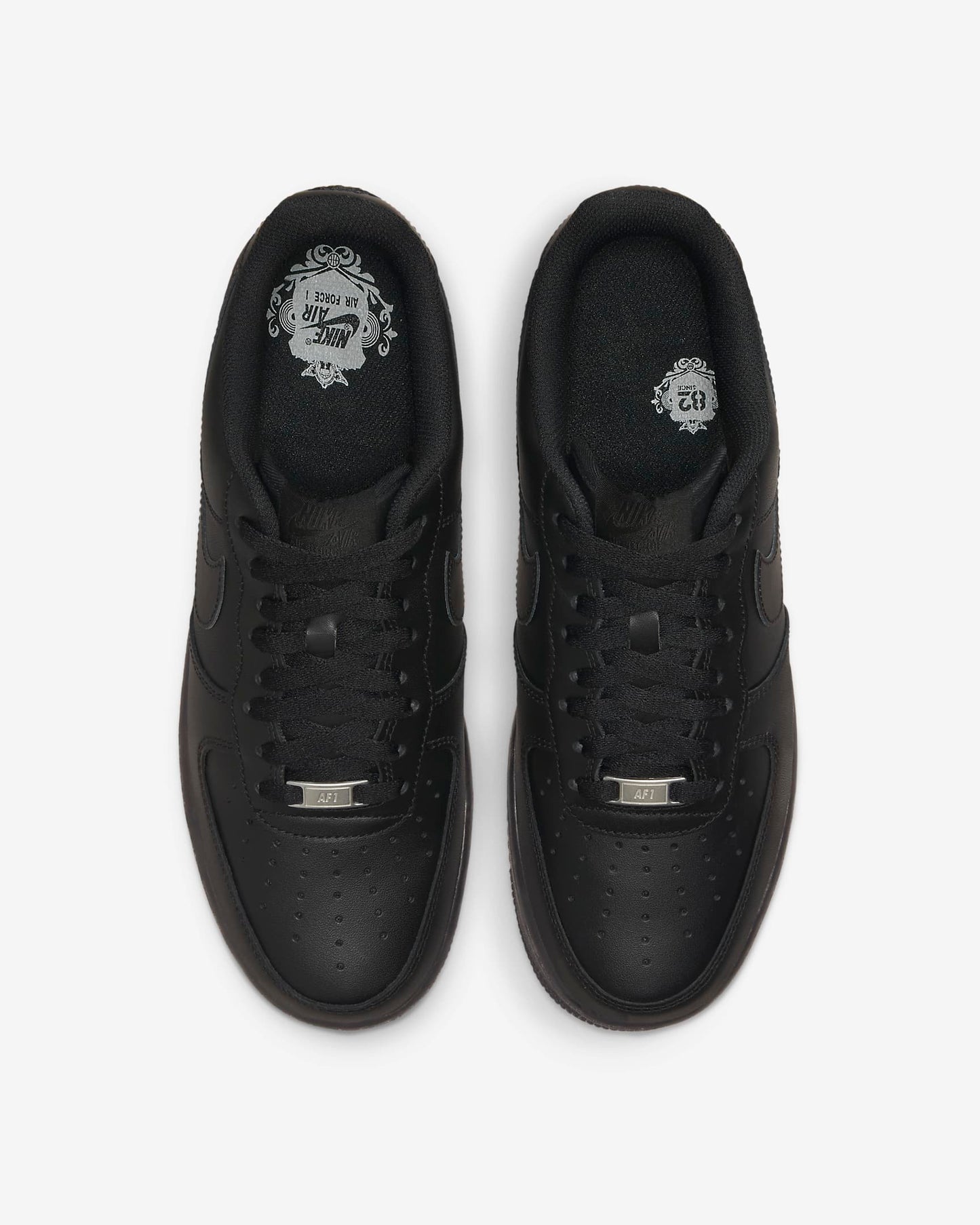 Men's Air Force 1 "Triple Black" Fashion Athletic Training Sneaker