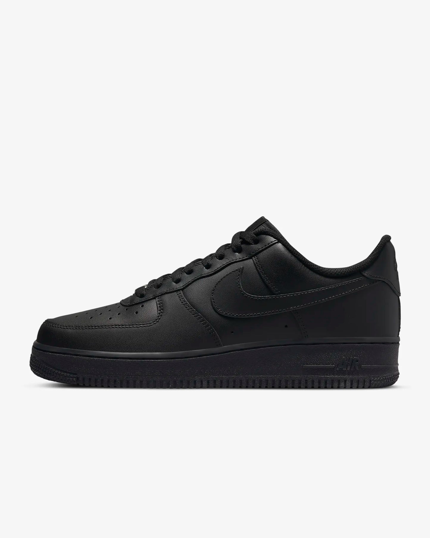 Men's Air Force 1 "Triple Black" Fashion Athletic Training Sneaker