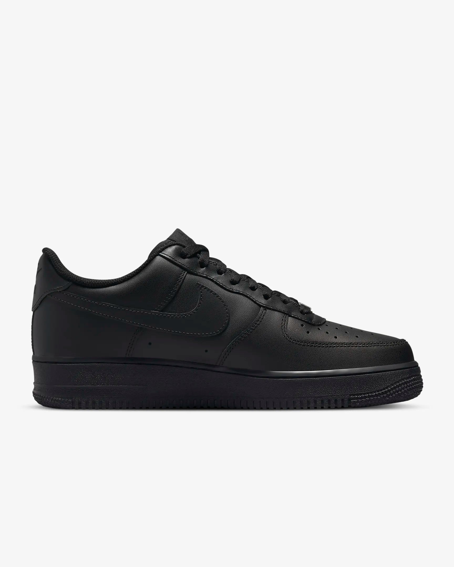 Men's Air Force 1 "Triple Black" Fashion Athletic Training Sneaker