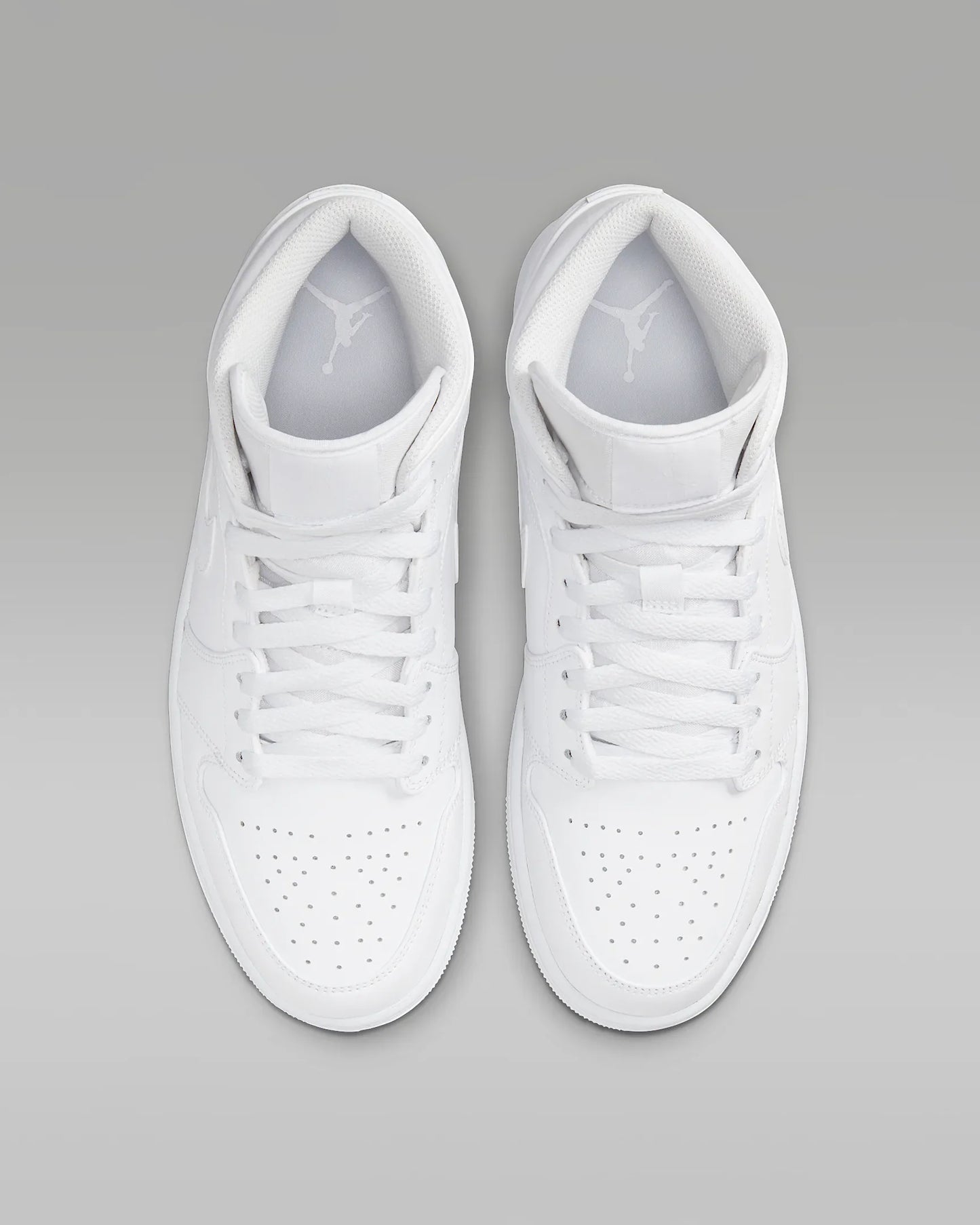 Men's Air Jordan 1 Mid "Triple White" 554724-136