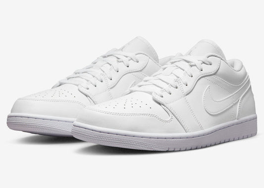 Men's Air Jordan 1 Low "Triple White" 553558-136