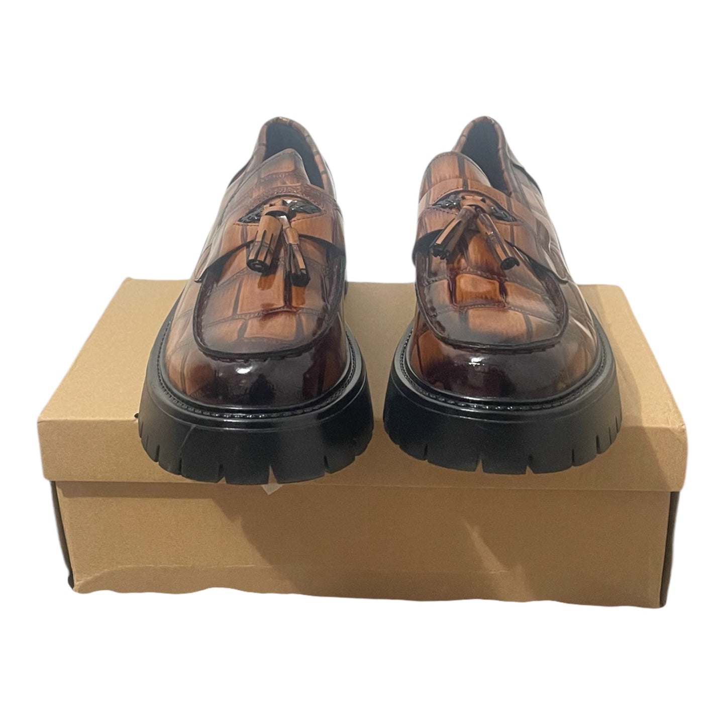 CLASSIC BROWN MOCASSIN SHOES-COMFORT & STYLE