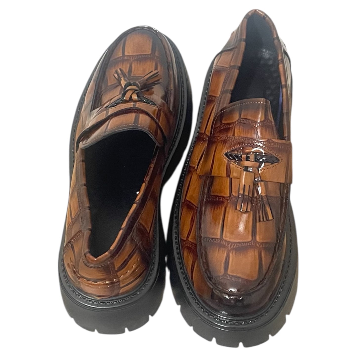 CLASSIC BROWN MOCASSIN SHOES-COMFORT & STYLE
