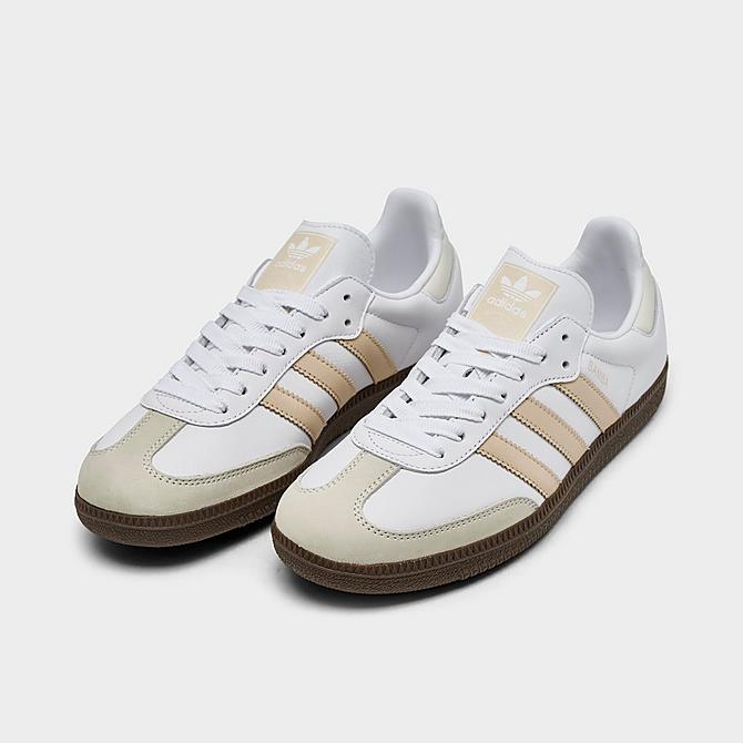 Women's Adidas Samba OG "White/Sand Strata" JH7300 Fashion Athletic Sneaker