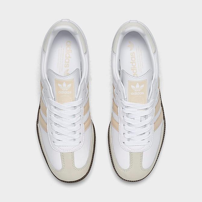 Women's Adidas Samba OG "White/Sand Strata" JH7300 Fashion Athletic Sneaker