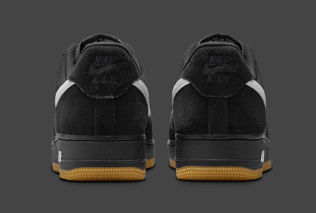 Men's Nike Air Force 1 "Black Gum" IB6388-001 Fashion Athletic Sneaker