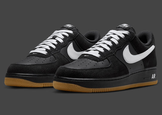 Men's Nike Air Force 1 "Black Gum" IB6388-001 Fashion Athletic Sneaker