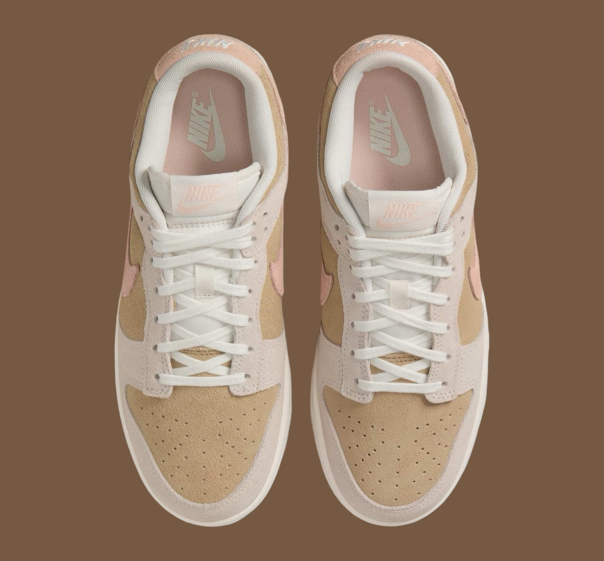 Women's Nike Dunk "Phantom Washed Coral" IB4367-030 Fashion Athletic Sneaker