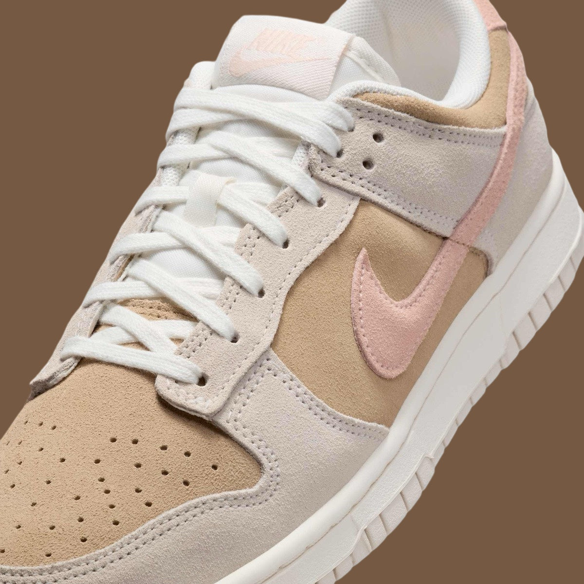 Women's Nike Dunk "Phantom Washed Coral" IB4367-030 Fashion Athletic Sneaker