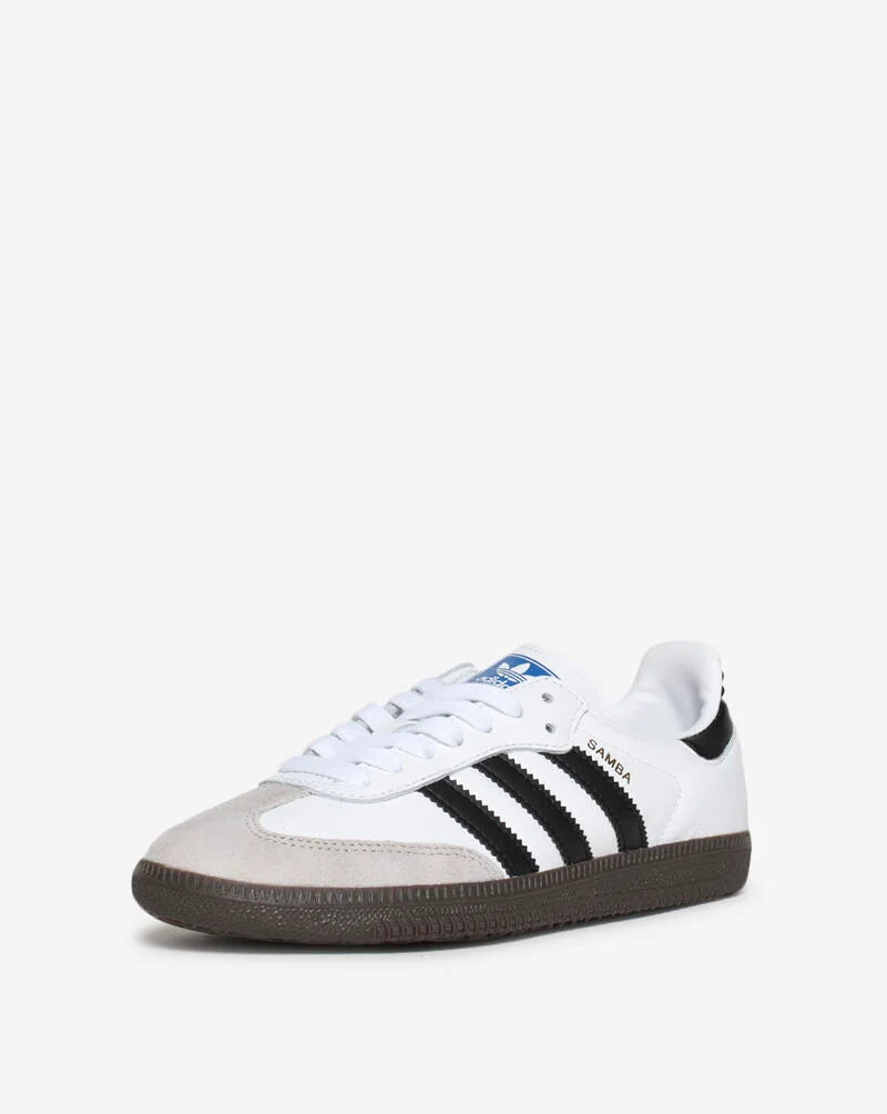 Men's Adidas Samba OG "White/Black" B75806 Fashion Athletic Sneaker