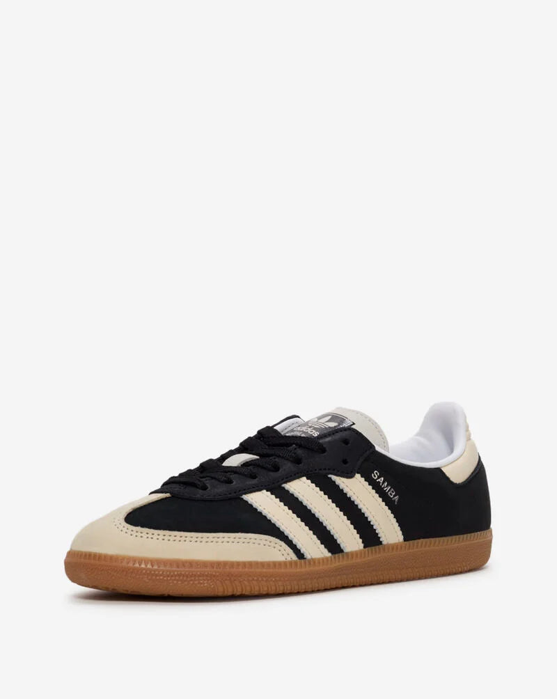 Women's Adidas Samba OG "Black Wonder White" IE5836 Fashion Athletic Sneaker