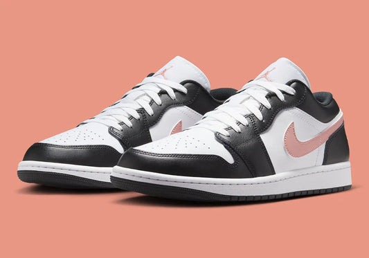 Men's Air Jordan 1 Low "Rust Pink" 553558-165 Fashion Athletic Sneaker