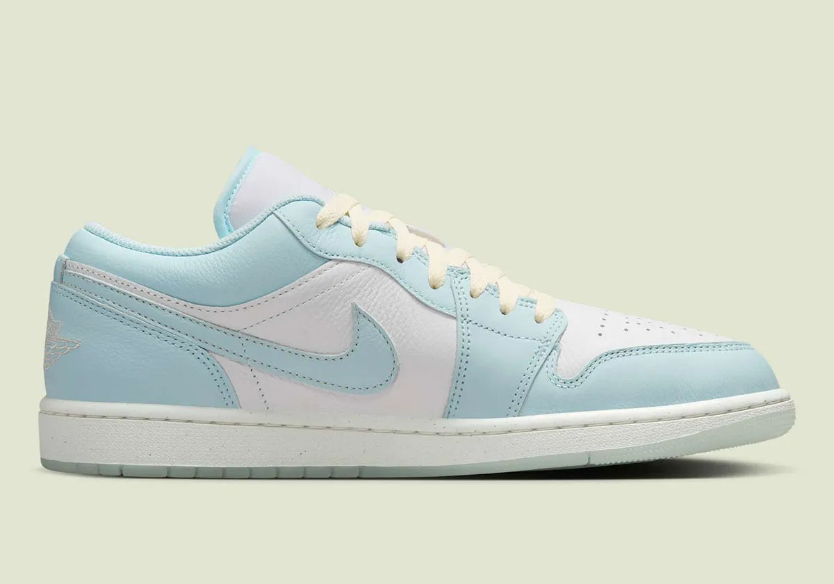 Men's Air Jordan 1 Low SE "Glacier Blue" HJ5999-400 Fashion Athletic Sneaker