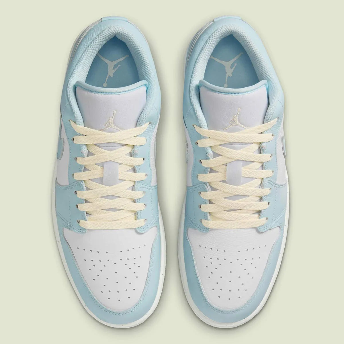 Men's Air Jordan 1 Low SE "Glacier Blue" HJ5999-400 Fashion Athletic Sneaker