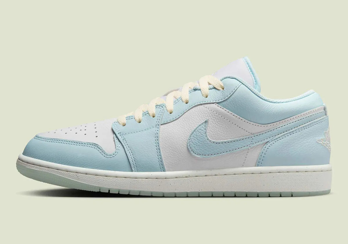 Men's Air Jordan 1 Low SE "Glacier Blue" HJ5999-400 Fashion Athletic Sneaker