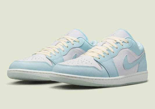 Men's Air Jordan 1 Low SE "Glacier Blue" HJ5999-400 Fashion Athletic Sneaker