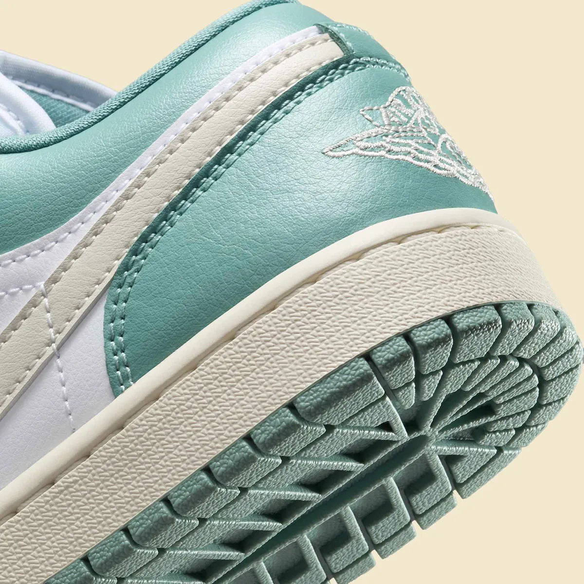 Women's Air Jordan 1 Low "White/Cannon Green"  DC0774-138 Fashion Athletic Sneaker