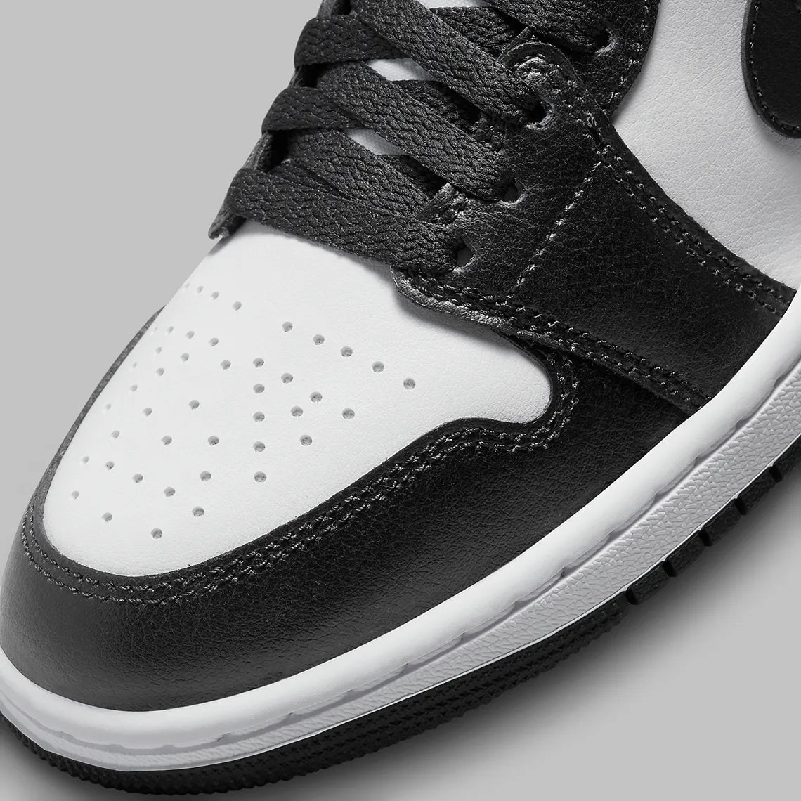 Women's Air Jordan 1 Mid "Panda" Black/White DV0991-101 Fashion Athletic Sneaker