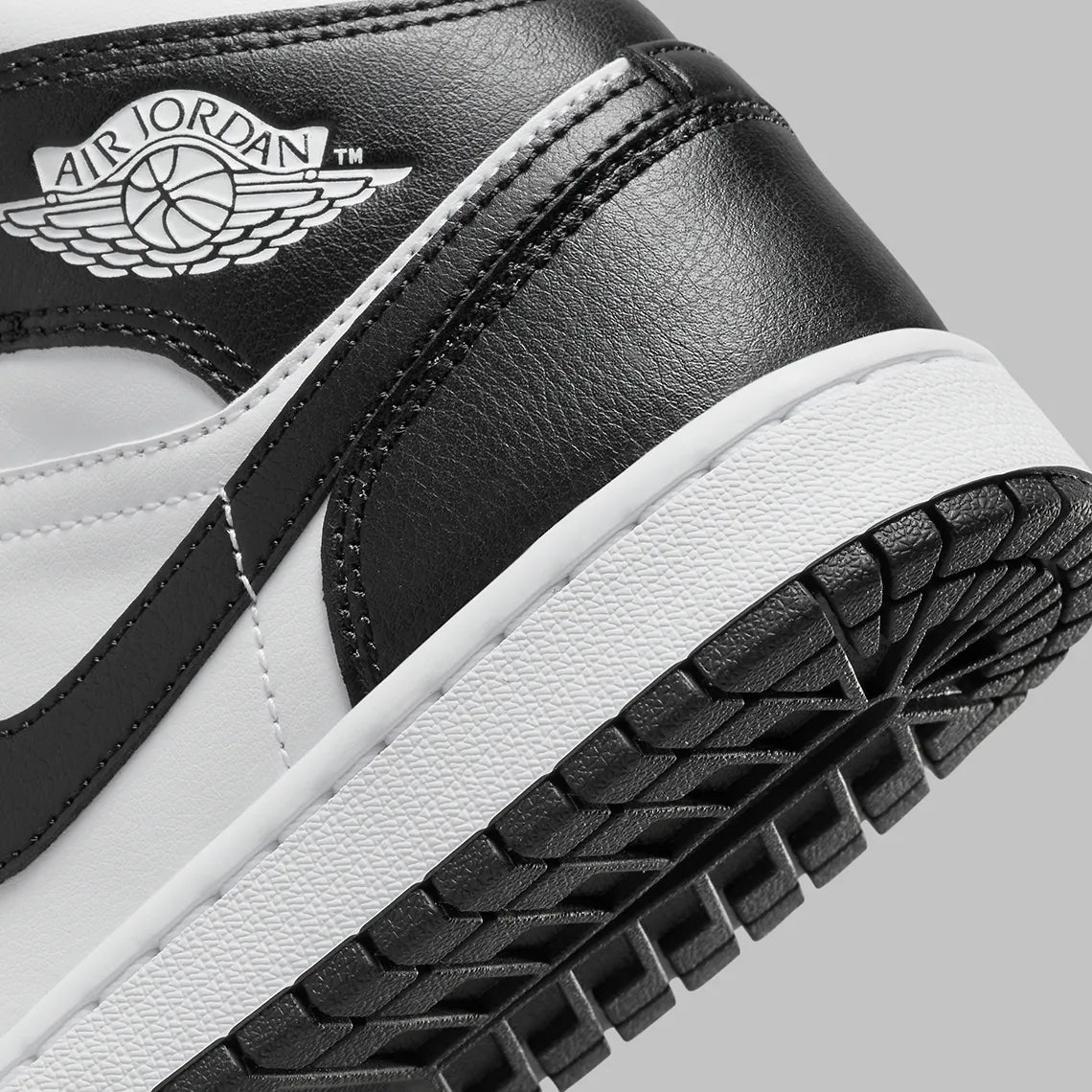Women's Air Jordan 1 Mid "Panda" Black/White DV0991-101 Fashion Athletic Sneaker