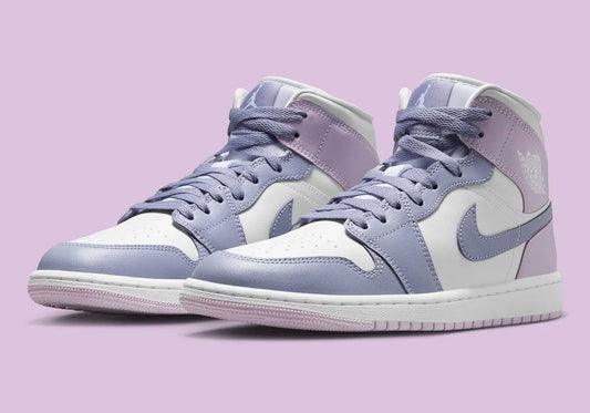 Women's Air Jordan 1 Mid "Indigo Haze" BQ6472-510