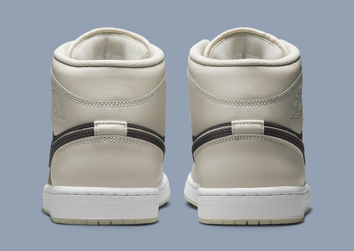 Men's Air Jordan 1 Mid SE " Phantom" White/Iridescent IH4107-030 Fashion Athletic Sneaker