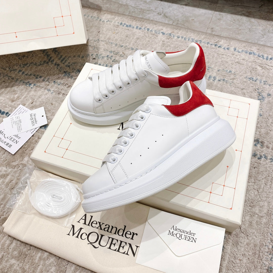 Alexander McQueen Oversized Sneaker in White/lust Red EU35 – EU45
