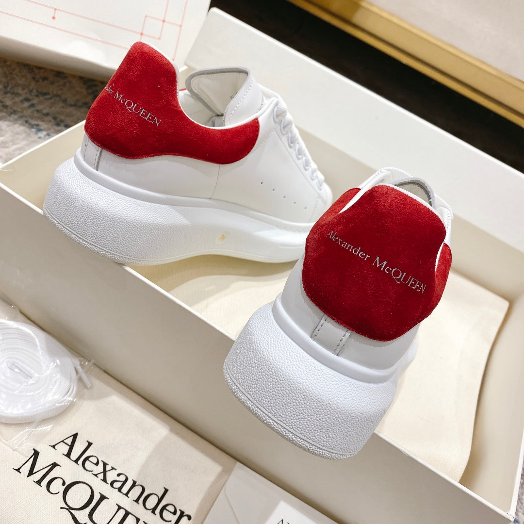 Alexander McQueen Oversized Sneaker in White/lust Red EU35 – EU45