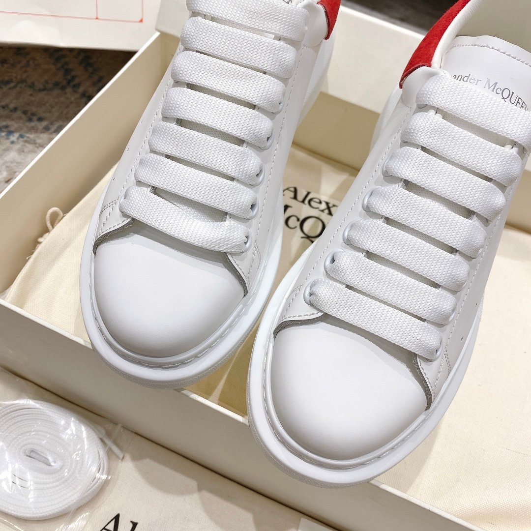 Alexander McQueen Oversized Sneaker in White/lust Red EU35 – EU45