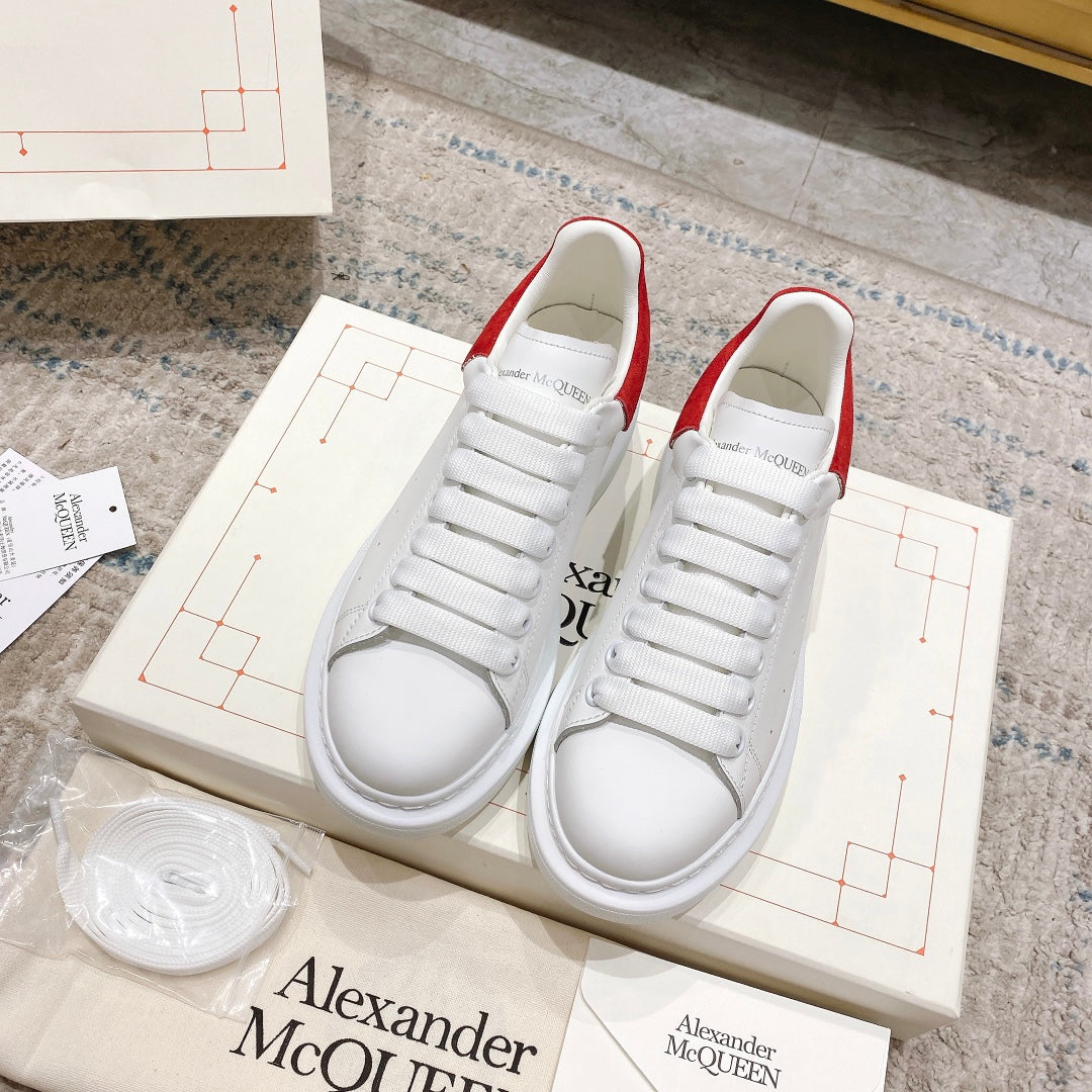 Alexander McQueen Oversized Sneaker in White/lust Red EU35 – EU45