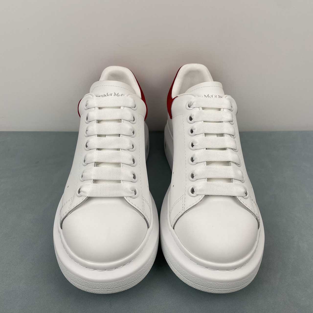 Alexander McQueen White and Red Trainers