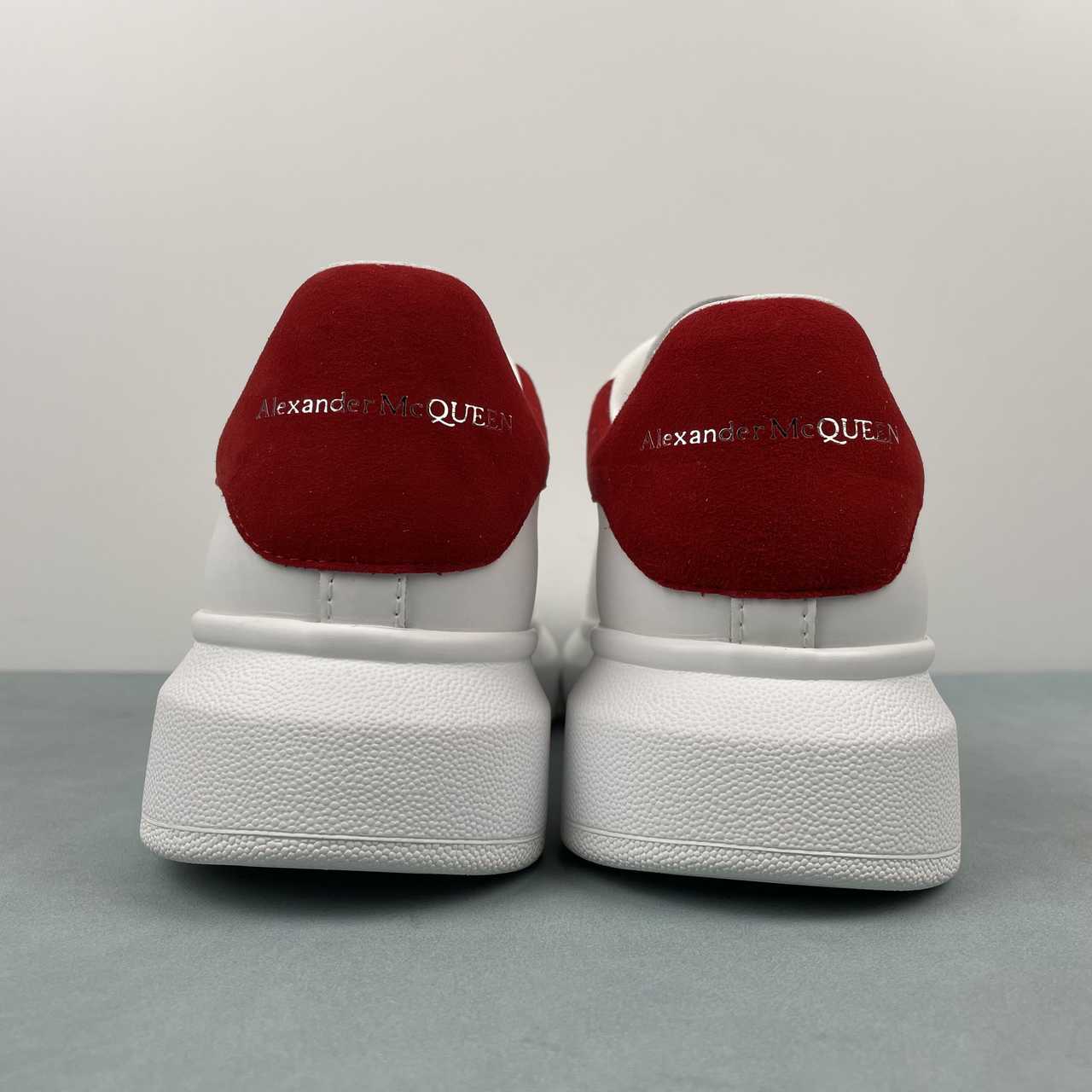 Alexander McQueen White and Red Trainers