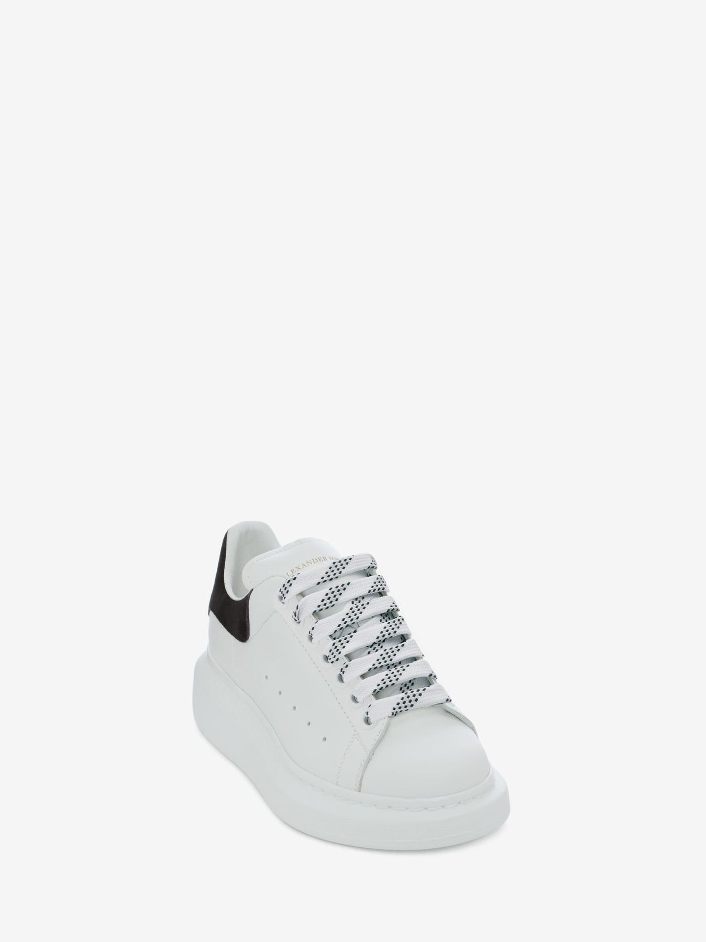 Alexander McQueen Women’s Oversized Sneaker in White/black