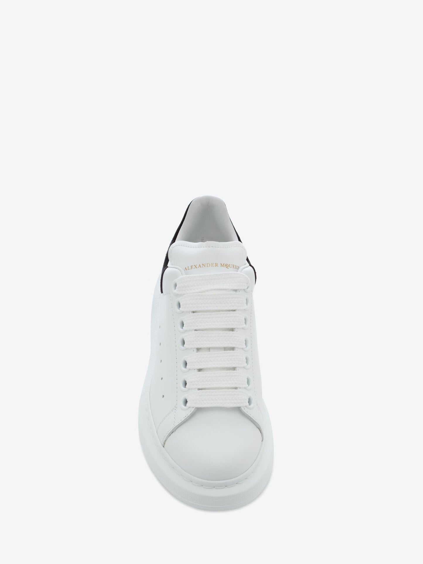 Alexander McQueen Women’s Oversized Sneaker in White/black