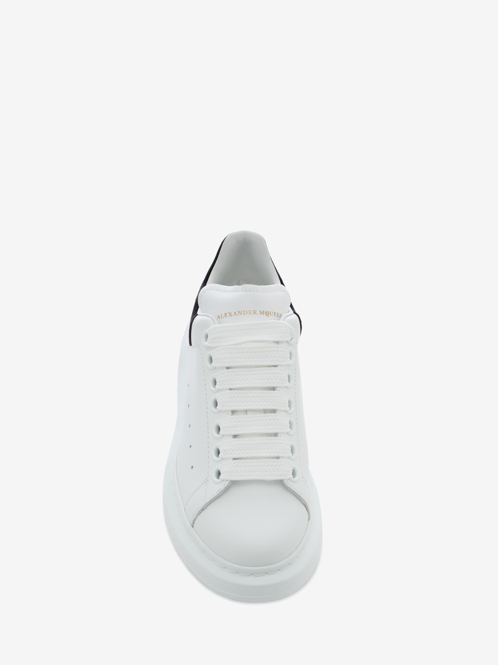 Alexander McQueen Women’s Oversized Sneaker in White/black
