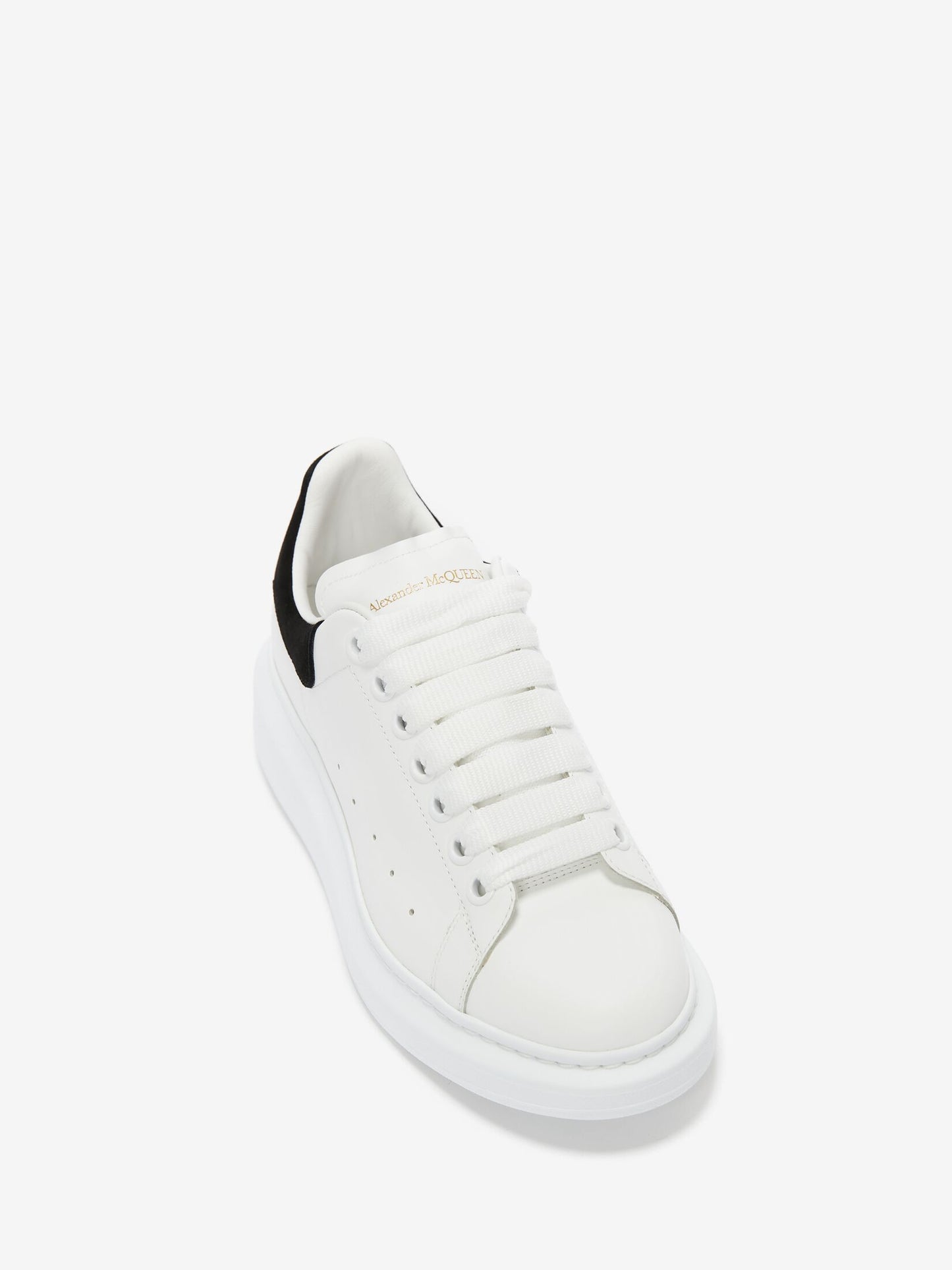 Alexander McQueen Women’s Oversized Sneaker in White/black