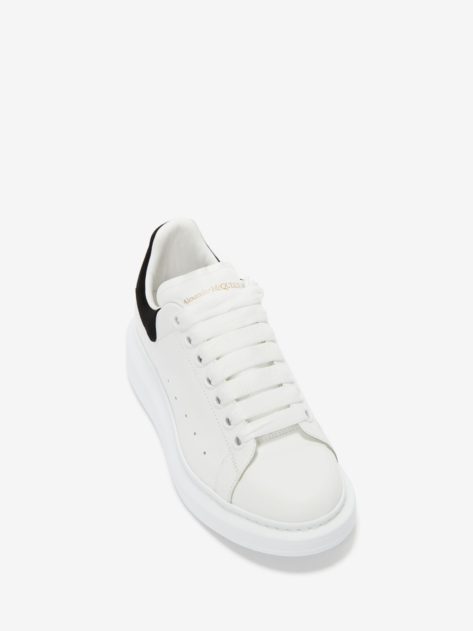 Alexander McQueen Women’s Oversized Sneaker in White/black