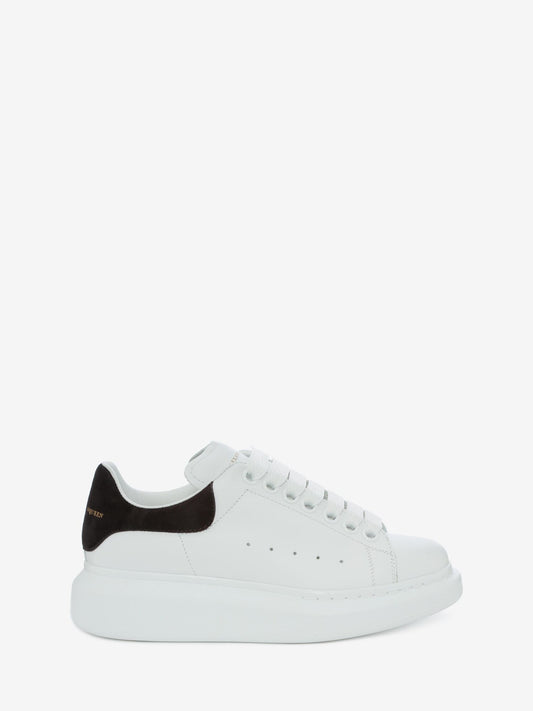 Alexander McQueen Women’s Oversized Sneaker in White/black