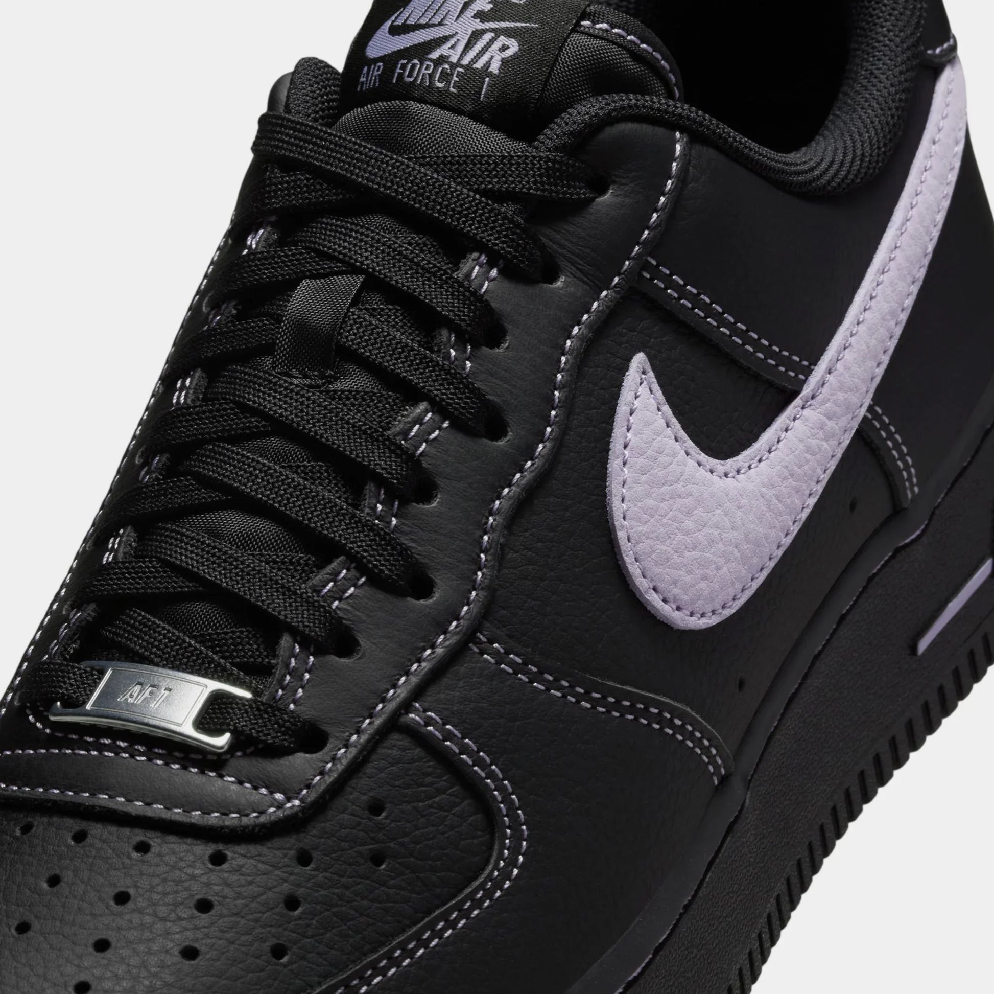 Men's Nike Air Force 1 "Hydrangeas" Purple/Black HQ2037-001 Fashion Athletic Sneaker