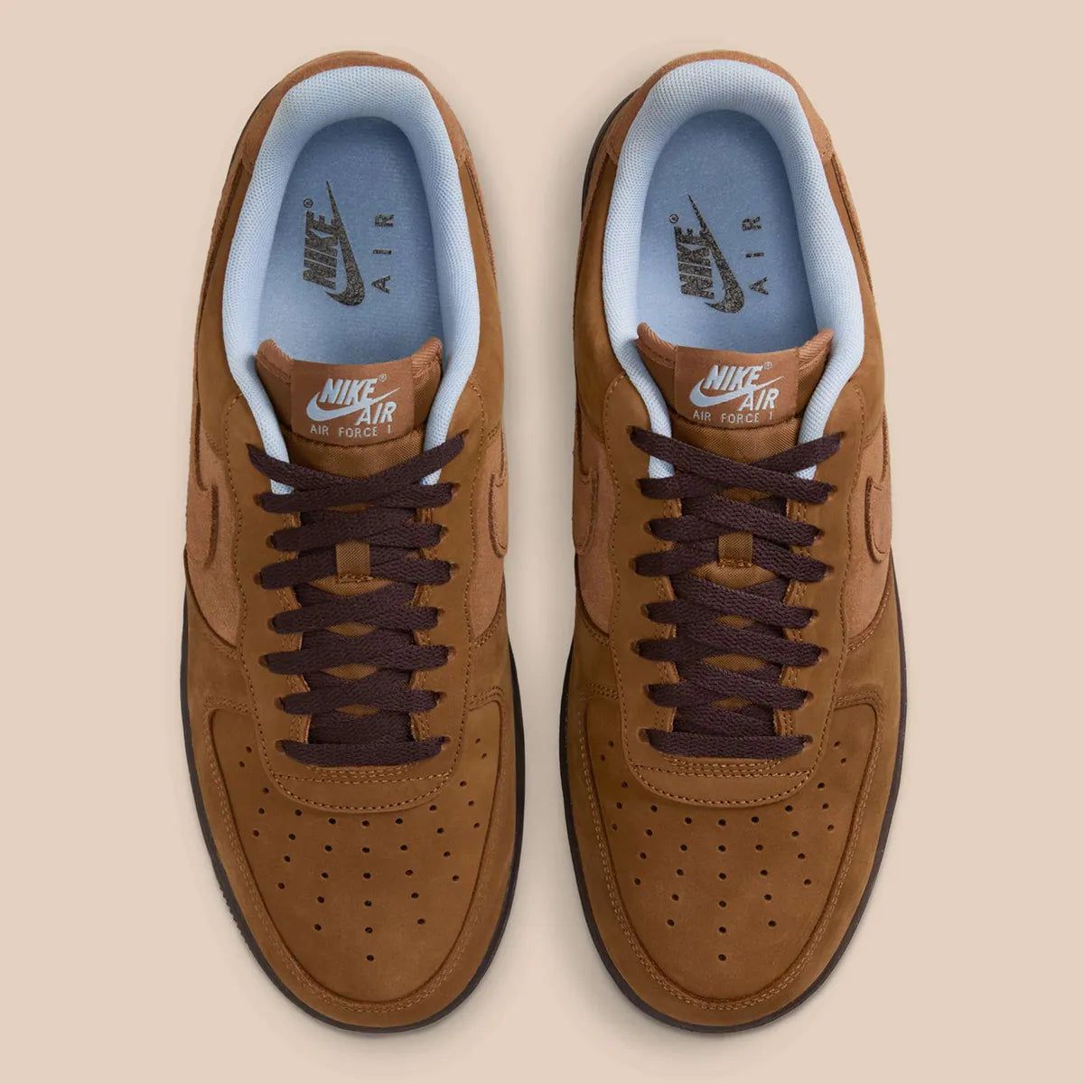 Men's Nike Air Force 1 "Light British Tan"  IB4617-222 Fashion Athletic Sneaker