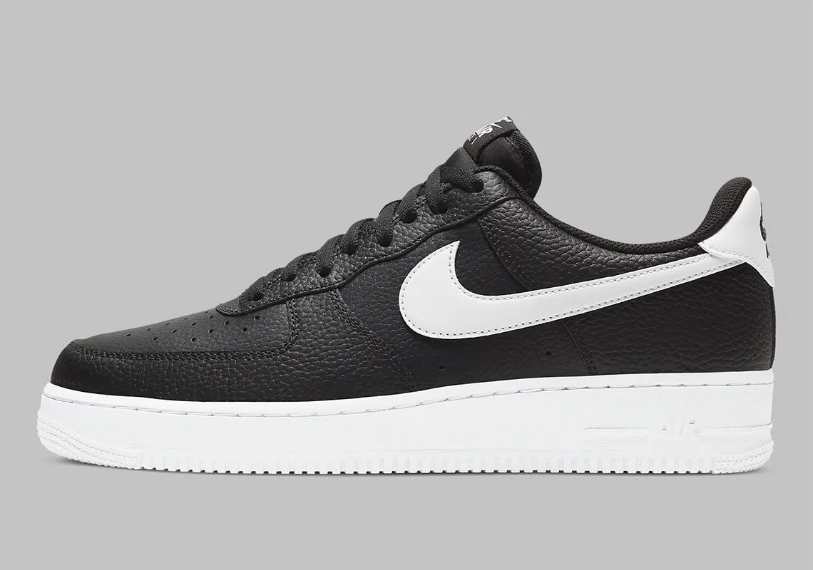 Men's Nike Air Force 1 "Pebbled Leather" Black CT2302-002 Fashion Athletic Sneaker