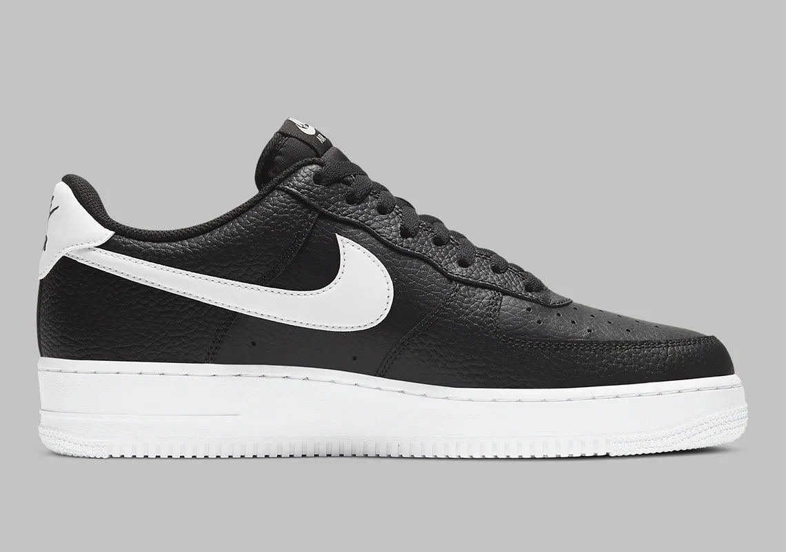 Men's Nike Air Force 1 "Pebbled Leather" Black CT2302-002 Fashion Athletic Sneaker